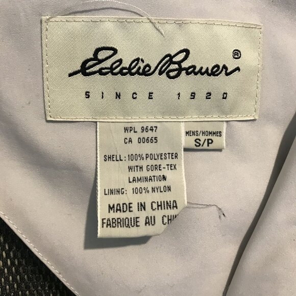 Eddie Bauer Gore-Tex Hooded Soft Shell Tan Mid-Length Coat Mens S - Picture 3 of 14